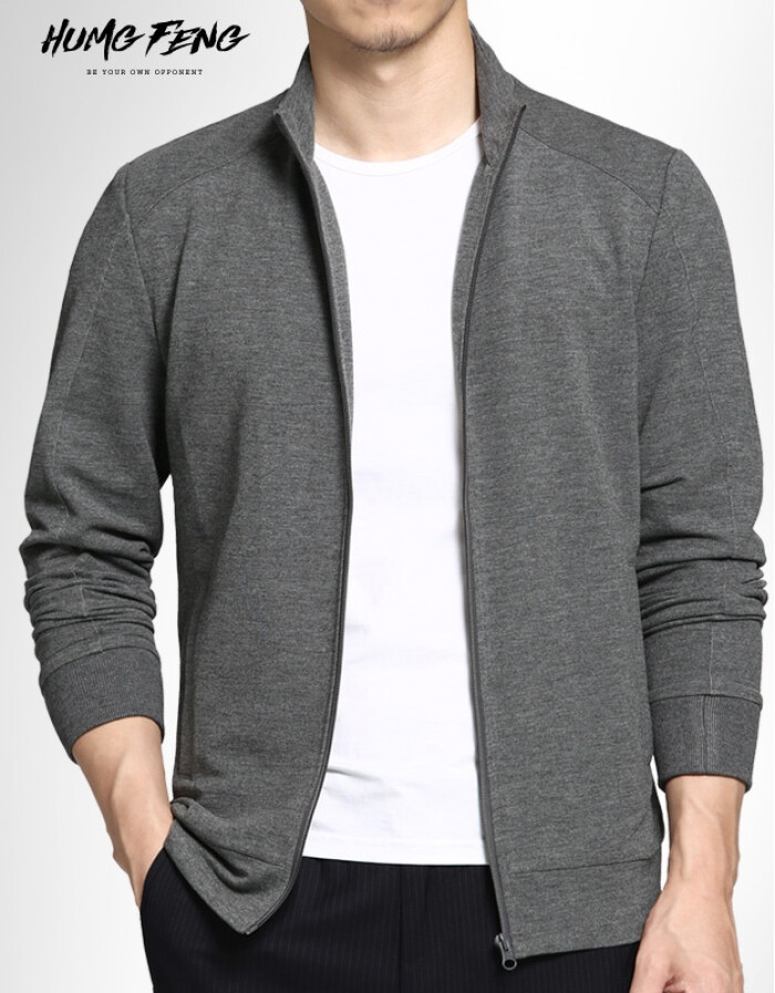 悍風(fēng)男裝2016秋季新品 立領(lǐng)休閑開衫，打造韓系型格