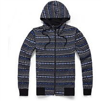 Justyle 新品印花連帽衛(wèi)衣 40113001 藍(lán)色 S碼深度評測與市場行情解析